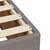 Vidaxl Box spring postelja z vzmetnico taupe 100x200 cm blago