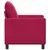 Sofa Vinska crvena 76 x 81 x 87,5 cm Baršun