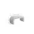 Atelier del Sofa Tabure 106x45x46cm, Belo
