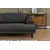 Atelier del Sofa Trosed na razvlačenje Mustang 99x83x239cm Antracit
