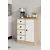 Hanah Home višenamenski ormarić Elmar, 66 cm, hrast Sonoma / beli