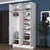 Hanah Home Ormar za hodnik EA146 - 3882, 119,6x226,4x37,5 cm, Beli