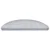 Prostirke za stepenice 30 kom 56x17x3 cm svijetlo sive poluokrugle