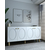 HANAH HOME Komoda Elisa KB150 Bohem Sapphire Oak White