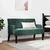 Chesterfield klupa Tamnozelena 112 x 65,5 x 75 cm Baršun