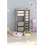 Hanah Home Višenamenska komoda Montana Xs 2D4N8U, 69 x112.2 x29.6 cm, Braon-belo-siva