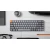 Keychron Keychron K7 Max Brezžična Mehanska Tipkovnica Low-Profile, Bluetooth/2.4 GHz, Bela osvetlitev, Gateron Red, US Layout, K7M-A1, (21733852)