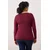 Trendyol Curve Ženska bluza Tbbaw26Af00014, Bordo