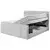MID.YOU POSTELJA BOXSPRING 183 cm x 200 cm , tekstil, leseni material svetlo siva