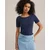 WE Fashion Majica temno modra