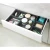WENKO 64502100 - Organizator fioke FELT 28,5x20 cm siva