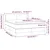 Vidaxl Box spring postelja z vzmetnico modra 140x200 cm blago