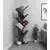 Hanah Home Polica 46x128,5x22cm Antracit
