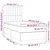 Vidaxl Box spring postelja z vzmetnico LED modra 90x190 cm blago