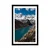 Plakat s paspartujem narodni park Patagonija v Argentini - 30x45 silver