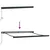 Povlačivi tende Crna 300 x 250 cm Platno i Aluminij