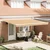 Povlačivi tende Šareni 450 × 300 cm Tkanina i Aluminij