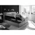 MID.YOU POSTELJA BOXSPRING 180 cm  x 200 cm , tekstil antracit