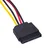 Sata adapter - 2x sata Akyga AK-CA-31 za SSD-je, DVD pogoni, M/F kabel 15 cm
