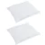 Jastuk s jastukom 2 pcs Bijelo 80 x 80 cm Perje