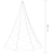 Zidno drvce s metalnom kukom 260 LED plave 3 m