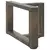 Noge za klub stolić T-oblika 2 kom Crne 40x25x(30-31) cm Čelik