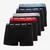 Bokserji Hugo Boss Trunk 5-Pack Black S