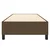 Vidaxl Box spring posteljni okvir temno rjav 90x190 cm blago