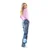 Winshape Hlače CUL105C modra/voda/moder denim