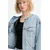 Jeans jakna Levis COLLARLESS SHRUNKEN 90S