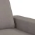 2-dijelni set sofa smeđesivi od tkanine