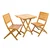 Mountfield Mountfield Balkonska miza Ambra 75x60x60cm, Teak