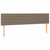 shumee Box spring postelja z vzmetnico LED taupe 200x200 cm blago