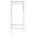 Barski stol bijeli 50 x 50 x 110 cm od masivne borovine