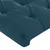 Vidaxl Vzglavje postelje temno modro 80x7x118/128 cm žametno