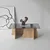 HANAH HOME Sto za dnevnu sobu Canyon Sapphire Oak Fume