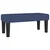Vidaxl Box spring postelja z vzmetnico moder 80x200 cm blago