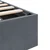 Krevet s od storage s pohranom Tamnosiva 193 x 203 cm Baršun
