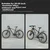 Westbiking Blatobran za bicikl, Podesiv, Crn