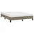 vidaXL Posteljni okvir taupe 140x200 cm blago