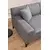 Atelier del Sofa Ugaona garnitura Petra L 145x69x87cm Svetlosiva