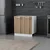 Hanah Home kuhinjski element Minar 4129, 80 cm, beli / dore