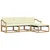 Set vanjskih sofa s jastukom 4 pcs Bijela i krem