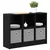 Kreveta s ladicama Crni hrast 73,5 x 22,5 x 53,5 cm