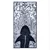 Temno modra brisača za plažo 90x180 cm Shark - DecoKing