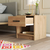 Hanah Home Noćni stočić Grande 3622, 52x46,8x45 cm, Braon