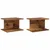 Noćni ormarić 2 pcs Staro drvo 40 x 30 x 25 cm