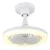 Globo 03680W - LED stropni ventilator LIDEA sa funkcijom prigušiva, LED/20W/230V, 3000-6500K, bela + daljinski upravljač