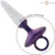 INTENSE Marlon Model 4 Vibrating Silicone Plug with Remote, Black D-242067
