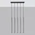 Sollux SL.1274 - Luster na sajli PASTELO 5xG9/8W/230V beton
